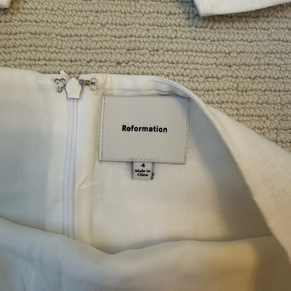 Reformation Cream Button-Detail Set - Picture 6 of 6